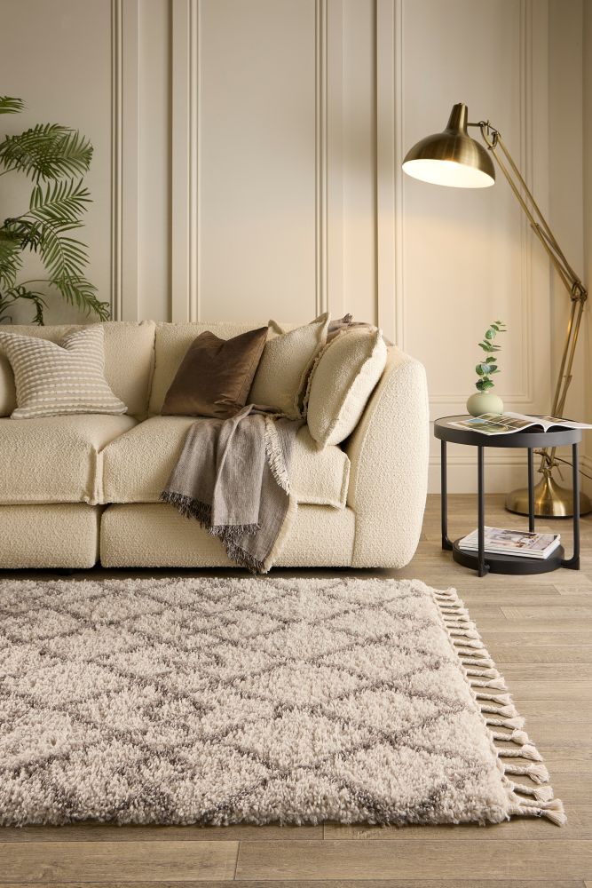 Casablanca - Ivory - Shaggy  -  Pheonox Rugs