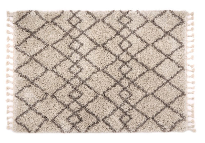 Casablanca - Ivory - Shaggy  -  Pheonox Rugs