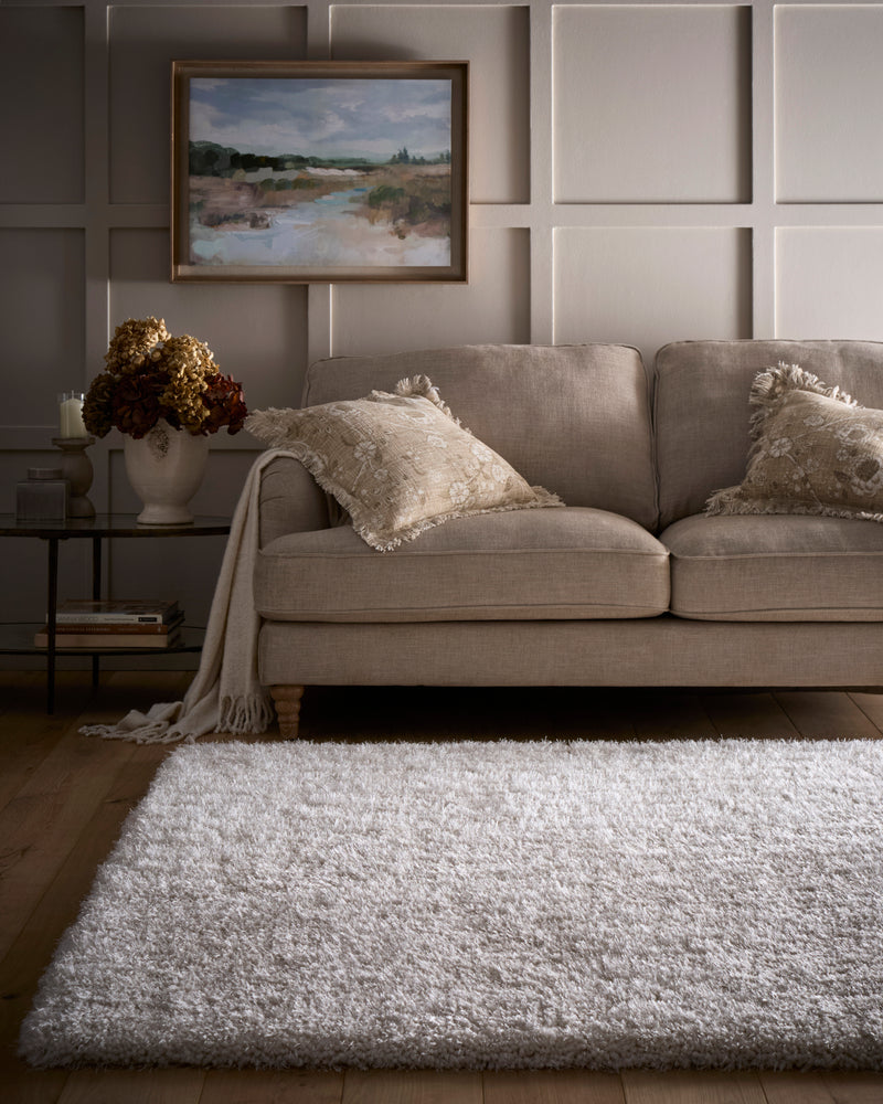 Chicago Light Neutrals- Cream - Shaggy-  Origins - Phoenox Rugs