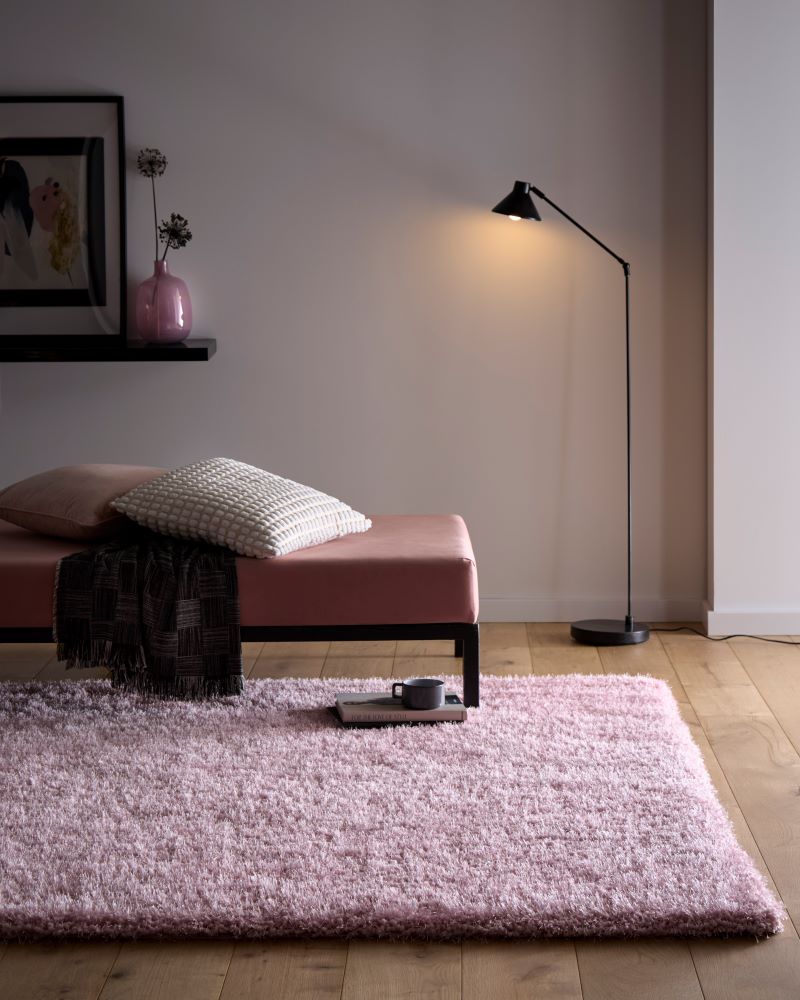 Chicago- Graphic-  Pink- Shaggy-  Origins - Phoenox Rugs