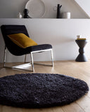 Chicago- Graphic- Black - Shaggy-  Origins - Phoenox Rugs