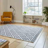Coral Modern Geometric Grey H1058