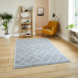 Coral Modern Geometric Grey H1058
