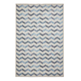 Coral Modern Geometric Blue H1059