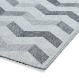Coral Modern Geometric Grey H1059