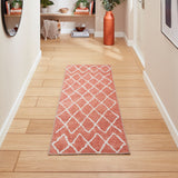Coral Berber Orange Runner H1060