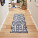 Coral Berber Blue Runner H1062