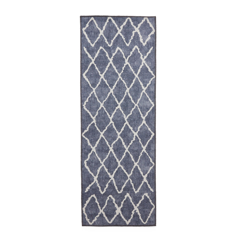 Coral Berber Blue Runner H1060