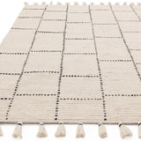 Nepal - Boho - Cream / Black Tile - Asiatic London