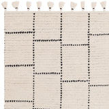 Nepal - Boho - Cream / Black Tile - Asiatic London