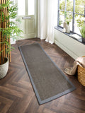 Sisal Neutrals- Dark Grey - Grey Border -  Origins-  Phoenox Rugs