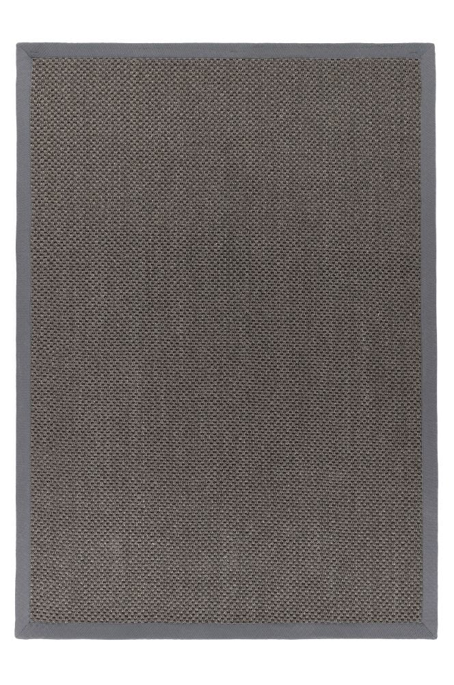 Sisal Neutrals- Dark Grey - Grey Border -  Origins-  Phoenox Rugs