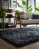 Decadence - Dark Grey-  Shaggy - Origins - Phoenox Rugs