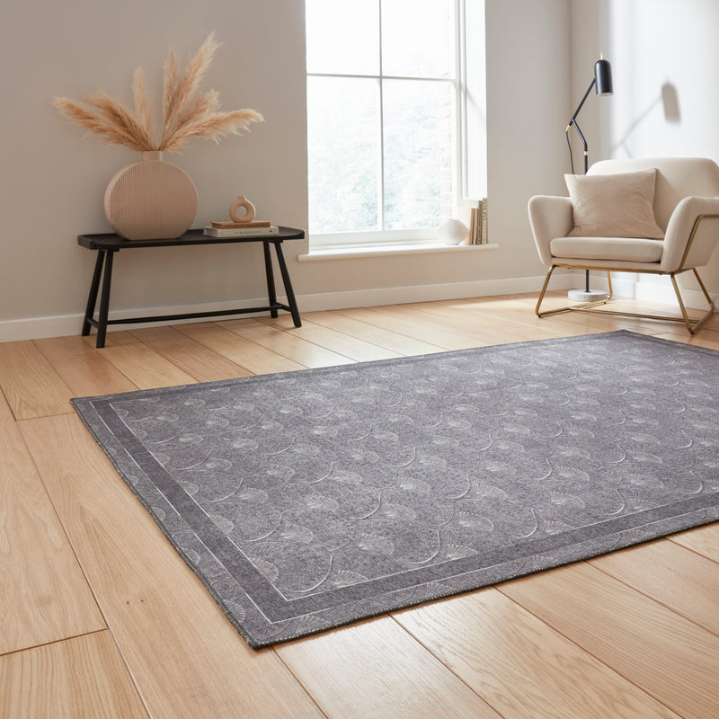 Art Deco Pearl - Grey -  Catherine Lansfield - Think Rugs