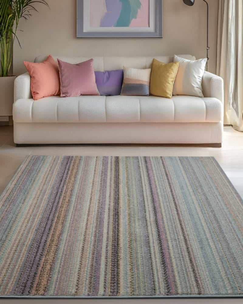 Echo- Pastel Stripe - Multi -   Melrose Interiors