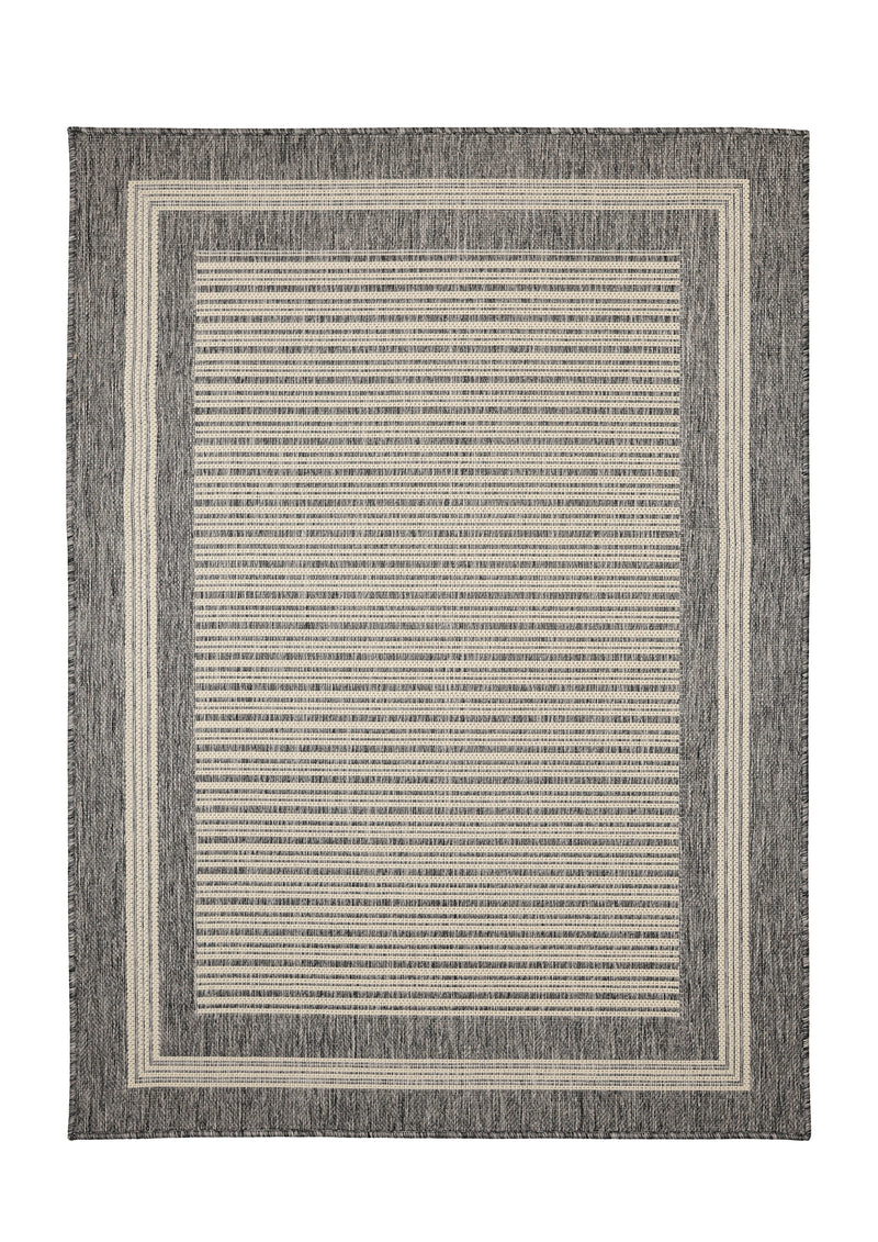 Flatweave Gel - Border- Grey- Anti--Slip- Melrose Interiors