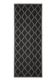 Flatweave Gel - Trellis- Black- Anti--Slip- Melrose Interiors
