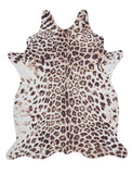 Faux Animal Print - Leopard Print - Brown / Beige