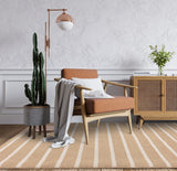 Global - Cream - Stripe -   Asiatic London