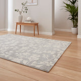 Grace Floral - Grey -  Catherine Lansfield - Think Rugs