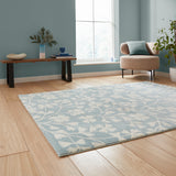 Grace Floral - Blue -  Catherine Lansfield - Think Rugs