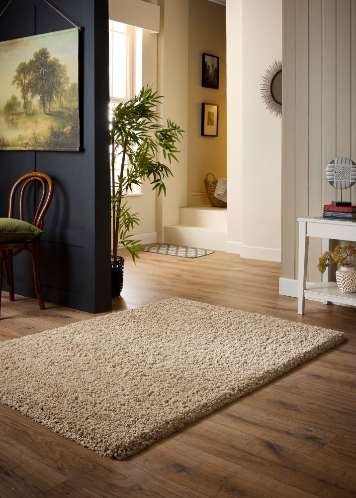 Hadley - Beige- Shaggy - Origins - Phoenox Rugs