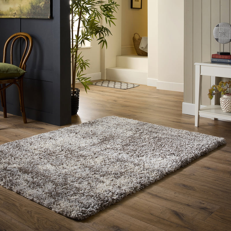 Hadley -  Beige / Grey  Mix - Shaggy - Origins - Phoenox Rugs