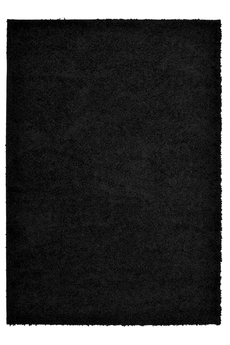 Jazz - Shaggy- Black - Melrose Interiors