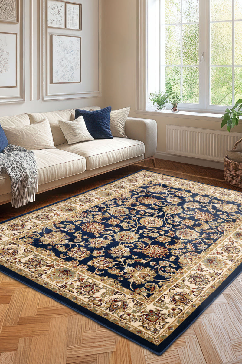 Kellan - Keshan - Navy  -   Melrose Interiors