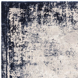 Kuza - Border - Navy-  Asiatic London