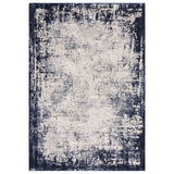 Kuza - Border - Navy-  Asiatic London