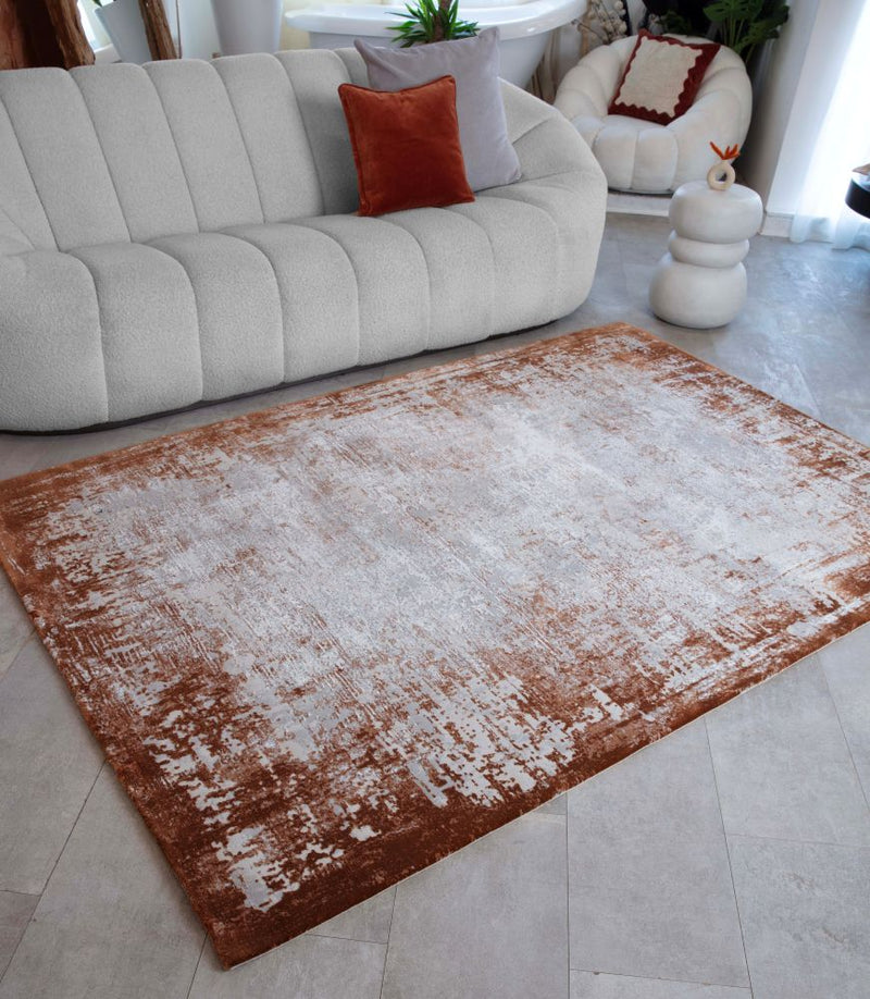 Kuza - Border - Terracotta-  Asiatic London