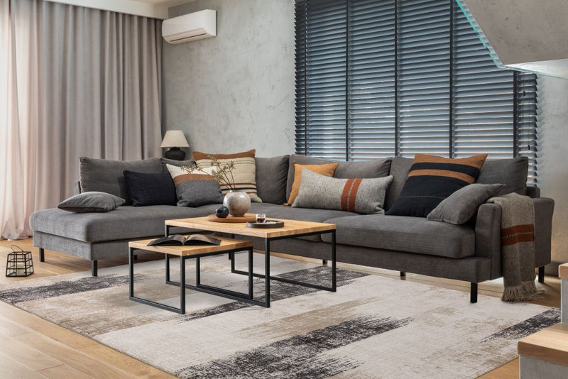 Kuza - Lines - Beige -   Asiatic London