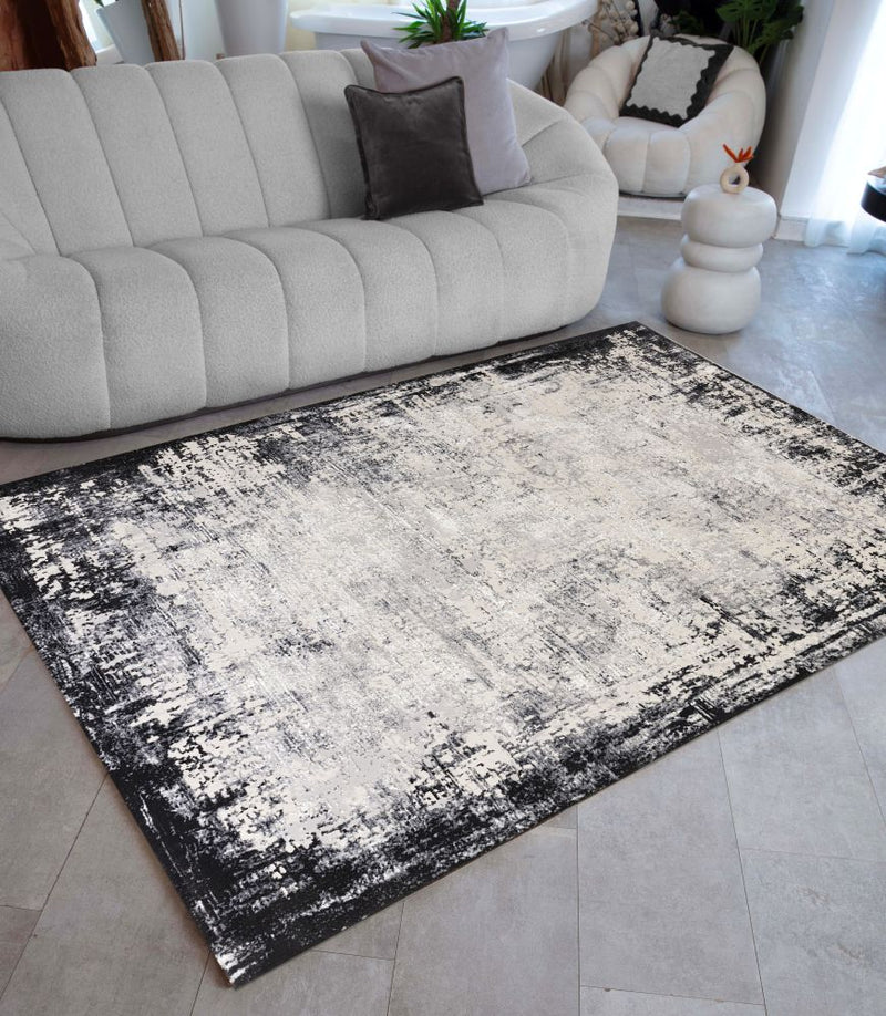 Kuza - Border - Grey-  Asiatic London