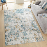 Liberty -Modern - Washable -  LIB104 Aqua -  (Concept Looms)