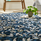 Liberty -Floral - Washable -  LIB306 NAVY (Concept Looms)