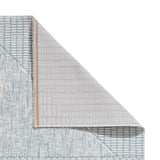 Larsson Geo - Blue -  Catherine Lansfield - Think Rugs
