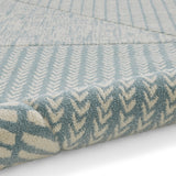 Larsson Geo - Blue -  Catherine Lansfield - Think Rugs