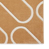 Linear Curve Geometric - Ochre  -  Catherine Lansfield - Think Rugs