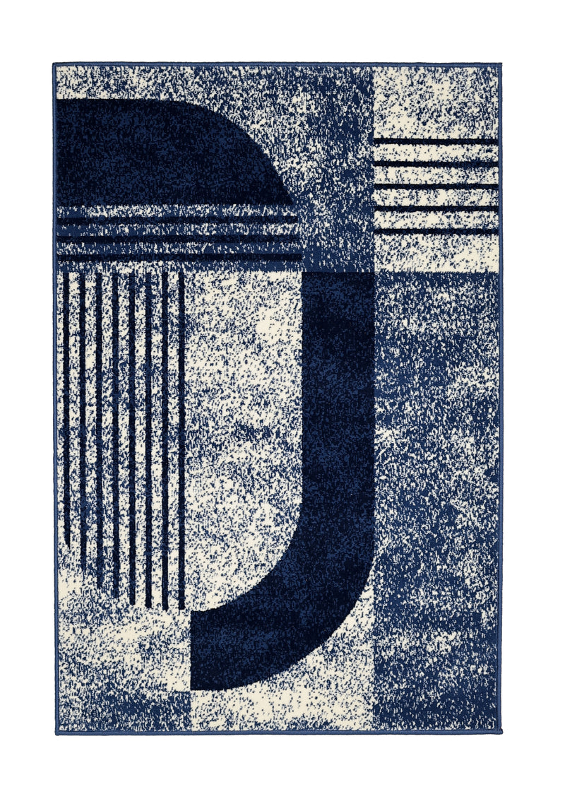 Maestro - Modern Geo -  Navy  -  Melrose Interiors