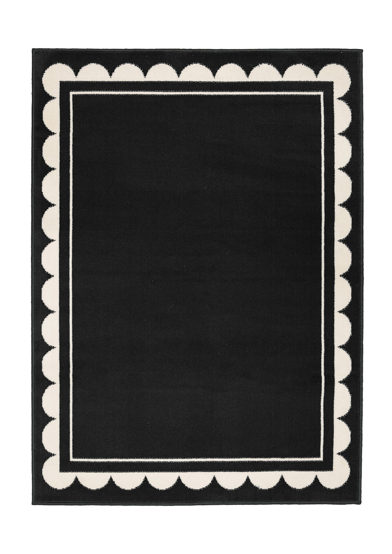 Maestro - Scallop - Black -  Melrose Interiors