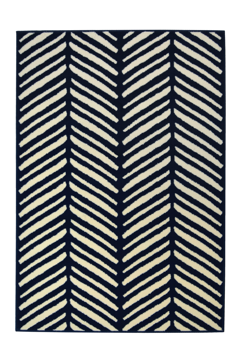 Maestro - Herringbone -  Navy - Melrose Interiors