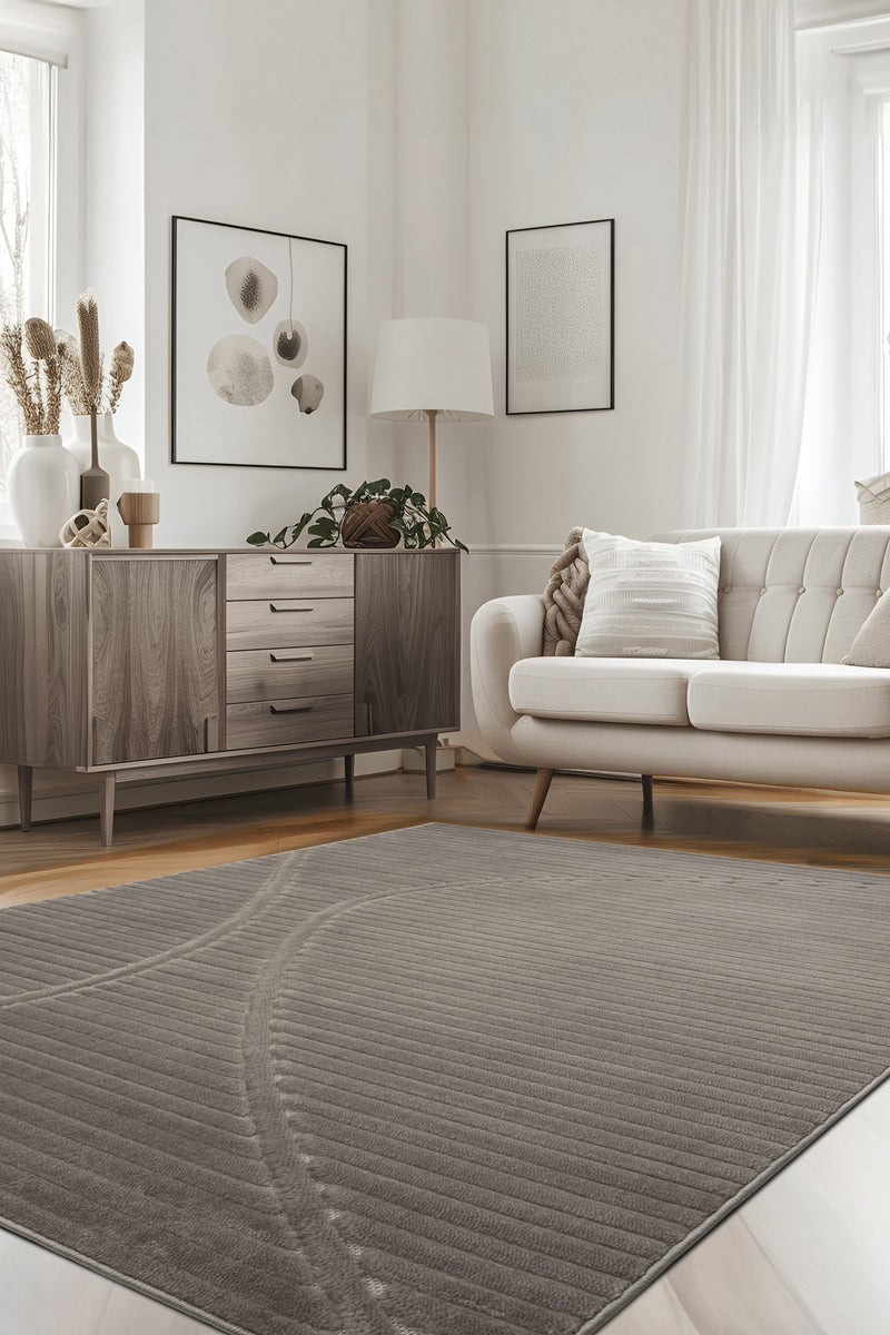 Malmo - Wave - Grey  - Melrose Interiors