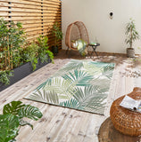 Miami - Botanical - Indoor / Outdoor - Green / Light Beige 19433