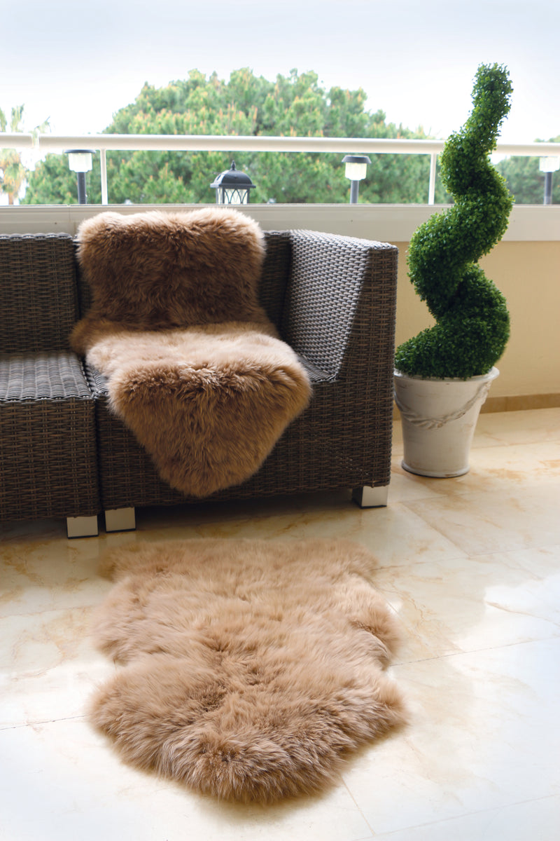 Genuine Sheepskin (Wool) -Mink -  Origins - Phoenox Rugs