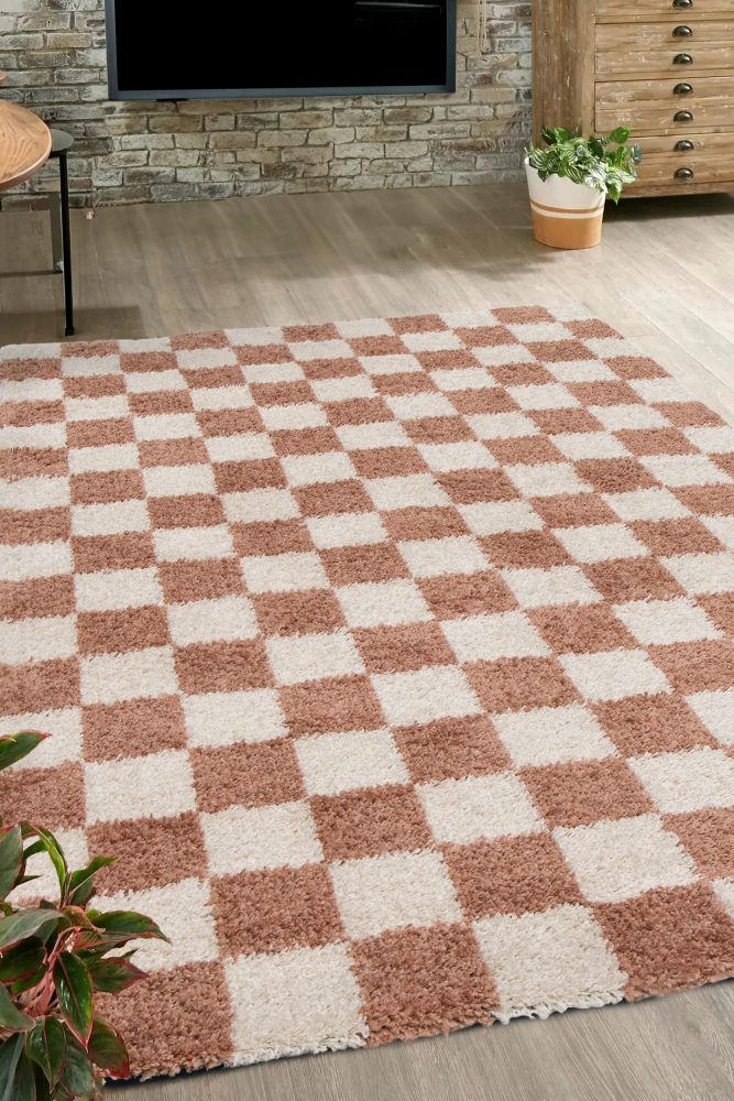 Nomadic - Checks - Terracotta - Melrose Interiors