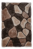 Noble House - 3d shaggy - Beige / Brown - NH5858