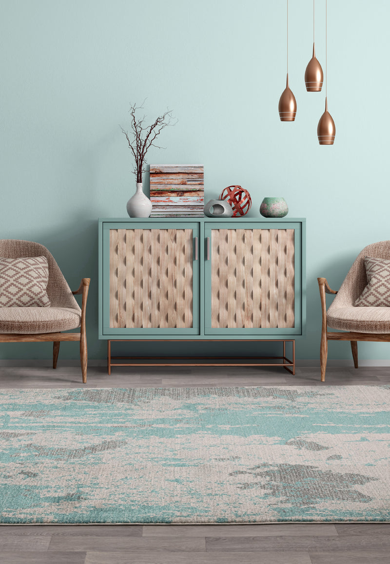 Nova - NV15 Painterly Duck Egg - Asiatic London