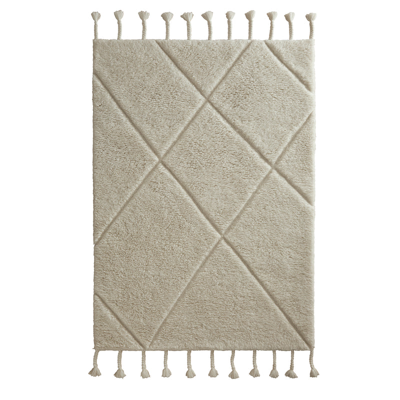 Berber - Diamond - Ivory - Origins-  Pheonox Rugs