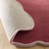 Scalloped Elsie- Coral / Lilac - Phoenox Rugs